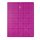 Schneideunterlage f&uuml;r Rollschneider/ 45 x 60 cm pink