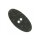 Modeknopf schwarz Shabby Oval