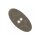 Modeknopf dunkelgrau Shabby Oval