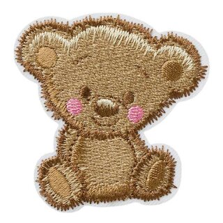 Applikation Teddyb&auml;r zottelig