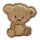 Applikation Teddyb&auml;r zottelig