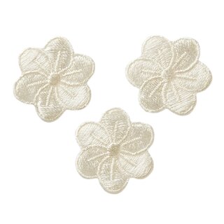 Applikation 3 Blumen creme