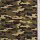 Baumwolldruck Camouflage gr&uuml;n