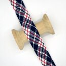 Tresse kariert marine-wei&szlig;
