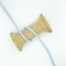 Baumwollkordel geflochten 0,5 cm hellblau