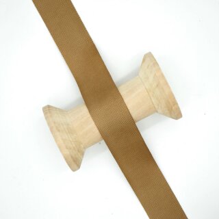 Ripsband/ hellbraun 10 mm