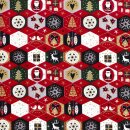Weihnachts - Stoff Christmas