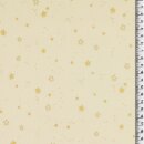 Weihnachts - Stoff Little Stars Creme