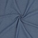 Deko Dobby Stripes Blau/Wei&szlig;