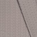 Baumwolle mit Lochstickerei taupe