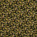 Baumwolltwill Camouflage gr&uuml;n