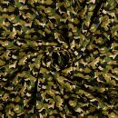 Baumwolltwill Camouflage gr&uuml;n