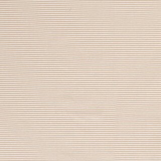 Baumwolljersey gestreift beige