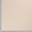 Baumwolljersey gestreift beige