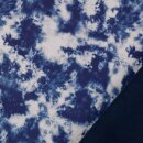 Softshell Batiklook blau