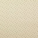 Weihnachts - Baumwollstoff Bäume klein creme