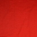Weihnachts - Baumwollstoff kleine Sterne rot