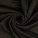 Feinstrickstoff Doubleface Melange, schwarz
