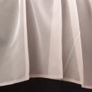 Voile - Stoff uni creme