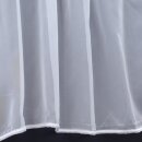 Store - Voile uni weiß 300 cm Bleiband