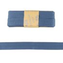Schrägband aus Viskosejersey blau/ 3 m Coupon