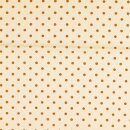 Baumwollnessel Vintage Dots beige