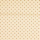 Baumwollnessel Vintage Dots beige