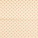 Baumwollnessel Vintage Dots bordeaux