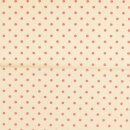 Baumwollnessel Vintage Dots bordeaux