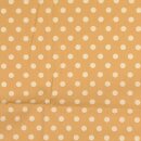 Baumwollnessel Vintage Polka-dots beige