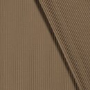 Rippenjersey taupe