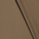 Rippenjersey taupe