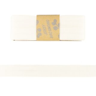 Schr&auml;gband aus Viskosejersey creme / 3 m Coupon