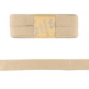 Schrägband aus Viskosejersey sand / 3 m Coupon