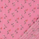 Sale Slub Voile Blümli pink