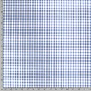 Baumwoll - Stoff Karo mittel jeansblau