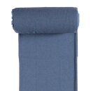 B&uuml;ndchenstoff glatt jeansblau meliert