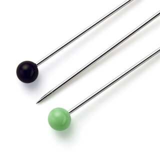 Glaskopfstecknadeln bunt