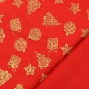 Weihnachts - Baumwollstoff Little Gift