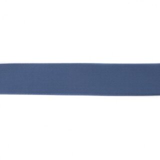 Gummiband weich 4 cm jeansblau