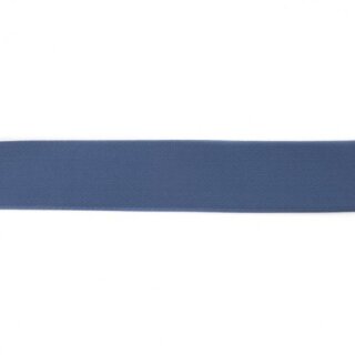 Gummiband weich 4 cm jeansblau