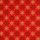 Weihnachts - Baumwollstoff goldene Schneeflocken auf rot