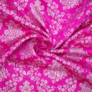 Brokat-Stoff Floral pink