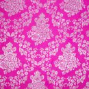 Brokat-Stoff Floral pink