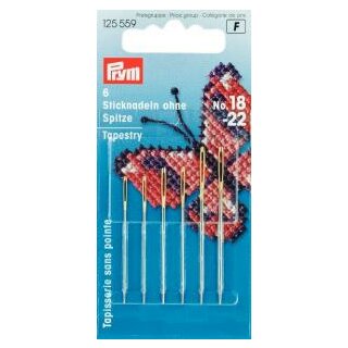 Sticknadel Nr.18-22 ohne Spitze