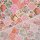 Baumwolldruck Patchwork rosa/hellgrau