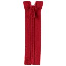 Reißverschluss mit Kunststoffspirale 4 mm rot