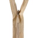 Reißverschluss nahtverdeckt beige 60 cm