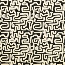 Viskosedruck Labyrinth