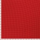 Baumwoll - Stoff Punkte klein rot